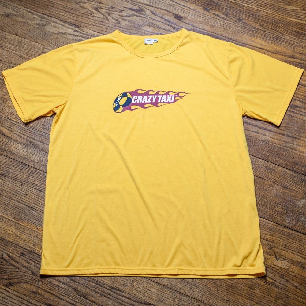 SOLD // Limited Edition Crazy Taxi T-Shirt by Insert Coin Size 3XL